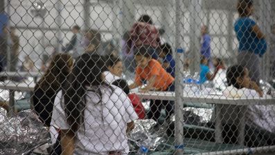 Leaked audio from US detention centre of children crying out for parents is harrowing