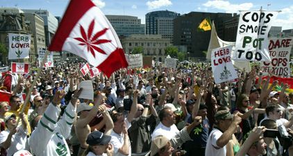 Canada just legalised cannabis for recreational use