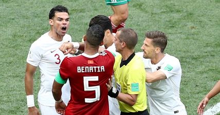 Morocco players claims referee asked Ronaldo for Portuguese player’s jersey during game