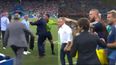 Footage shows what sparked brawl at end of Germany’s win over Sweden