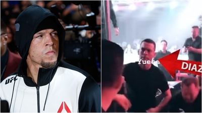 Nate Diaz brawls with fan at grappling event