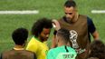 Brazil team doctor suggests bizarre cause of Marcelo’s back injury