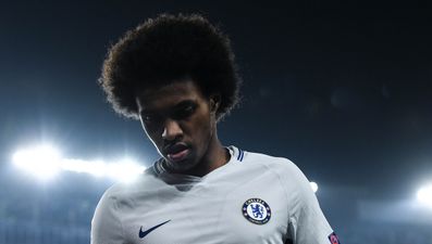 Chelsea reject £50m bid for Willian from Barcelona