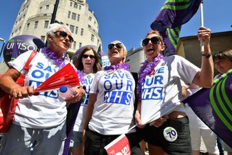 Thousands protest on the NHS’ 70th birthday in London and demand Theresa May’s resignation