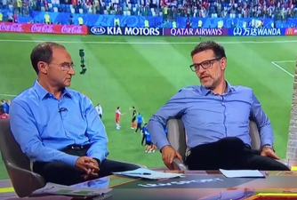 ITV viewers noticed the tense exchange between Martin O’Neill and Slaven Bilic