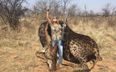 American hunter vilified for posing with rare black giraffe defends kill