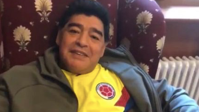 Maradona trolls England with picture of himself in Colombia shirt ahead of World Cup game