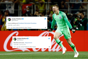 Jordan Pickford’s teenage tweets are delightfully charming