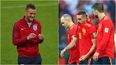 Jamie Vardy couldn’t pass up the chance to troll Spain after England’s dramatic win