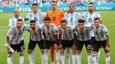 Only one Argentina player boarded the team plane home