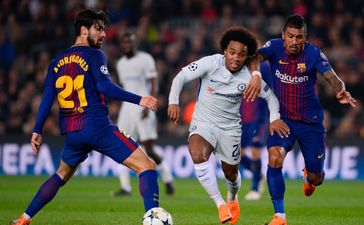 Barcelona are considering offering Chelsea one of four players plus cash in order to sign Willian