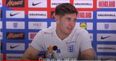 John Stones tries to kick Kieran Trippier out of his press conference