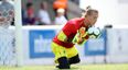 WATCH: Loris Karius drops an absolute clanger during warm up for pre-season friendly