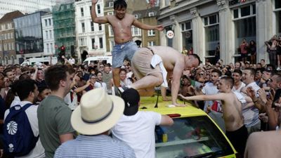 Turns out the woman who danced on the ambulance after England’s win is actually a Scot