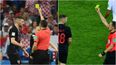 Some England fans are convinced that Croatia star was booked twice in semi-final