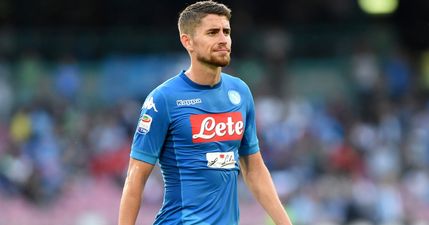 Jorginho arrives in London ahead of Premier League move