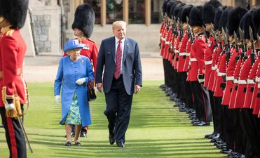 Donald Trump broke royal protocol twice when meeting the Queen and people are angry