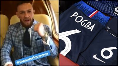 Conor McGregor sends Paul Pogba message ahead of World Cup final