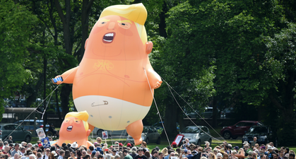 The 20-foot Donald Trump angry baby blimp is heading to America