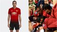 Everybody is saying the same thing about the guy modelling Man United’s new kit