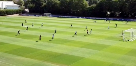 WATCH: Wilfried Zaha scores freak wondergoal in Crystal Palace pre-season training