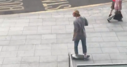 Everton’s Tom Davies is spending his summer skateboarding through streets of Liverpool