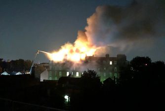 Dozens evacuated as fire rips through North London luxury flats