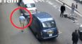 Black cab driver drags unconscious man into the road and leaves him there