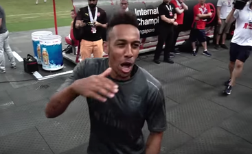 Arsenal fans love Pierre-Emerick Aubameyang’s greeting for ArsenalFanTV star