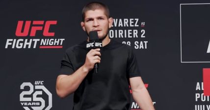 Khabib Nurmagomedov sends ominous message to Conor McGregor at UFC Calgary