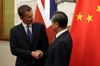 Jeremy Hunt forgets what country his wife is from during recent China trip