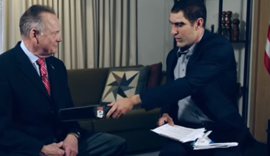 WATCH: Sacha Baron Cohen uses a “paedophile detector” on an American politician