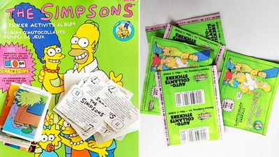 The Simpsons and one man’s obsession to finally complete his 28-year-old sticker book