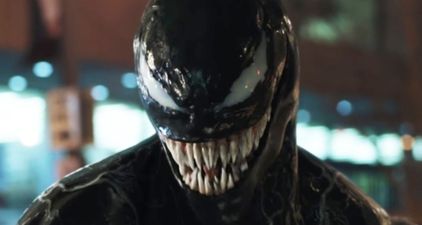 Someone put googly eyes on Venom, and it is the most unsettling thing you’ll see today