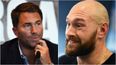 Eddie Hearn has a theory about why Tyson Fury claims he’s fighting Deontay Wilder