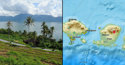 Tsunami warning issued after major earthquake in Indonesia