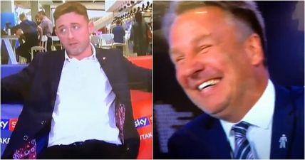 Paul Merson forced to watch as impressionist does bang on impersonation of him live on Sky Sports News