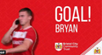 Bristol City post hilarious farewell goal gif to departed left-back Joe Bryan