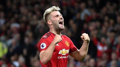 Luke Shaw scores his first ever goal for Manchester United