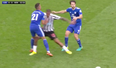 Newcastle’s Kenedy escapes a red card for blatant kick at Víctor Camarasa