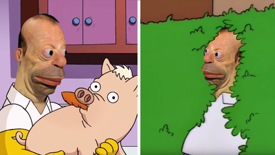 What The Simpsons would look like with a real-life Homer