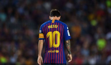 Lionel Messi was only ranked fifth in UEFA Men’s Player of the Year