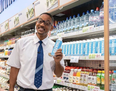 Will Smith spent the day dishing out meal deals in Boots