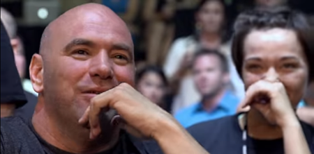 Dana White’s custom-built private room for watching fights is absolutely class