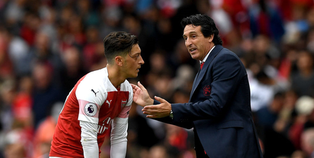 Report claims Ozil was dropped after massive row with Unai Emery this week