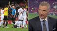 Graeme Souness goes in two-footed on referee Anthony Taylor