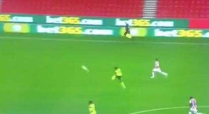 WATCH: Huddersfield’s Bacuna volleys bizarre own goal from near half-way against Stoke