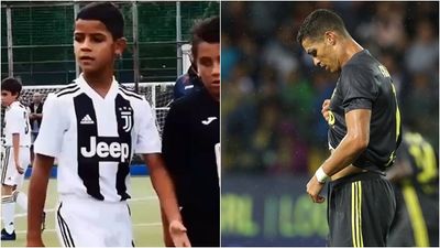 Cristiano Ronaldo Jr. puts father to shame with four goals on Juventus debut