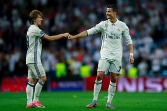 Luka Modric reveals what Ronaldo told him after winning the UEFA Player of the Year award