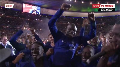 France had a World Cup celebration party last night and it went off